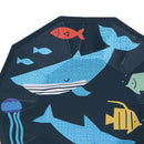8PCS/Set Shark Tableware Cartoon Sea Animal Paper Plates Party Supplies