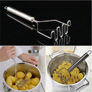 Kitchen Stainless Steel Potato Egg Masher RicerVegetable Fruit Crusher Tool3C