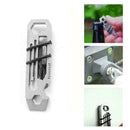 Tiny Ratchet Multi-Tool Key Chain 6 in 1 Key Chain Keyring Bottle Opener Ruler