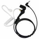 Straight Listen Only Transparent Flexible Acoustic Tube Earpiece 3.5mm Earp