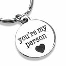 Funny Creative You Are My Person Keychain Letter Keyring Keychain DIY Men's Gift