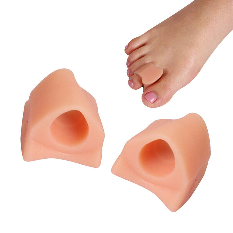 2x Soft Silica Gel Hallux Valgus Spacer Corrector Insoles Cushion Pain Relieve