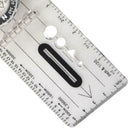 Baseplate Pocket Compass Orienteering Hiking Camping Maps Lensatic Q7J2