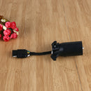 7 to 4 Pins US Standard Truck Trailer Blade Round Connector Adapter Plug