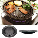 Barbecue Non-Stick Tray Cast Iron Removable BBQ Grill Pan HOT Portable A4N5