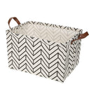 Folding Canvas Square Laundry Storage Basket Kids Toys Clothes Large Bucket