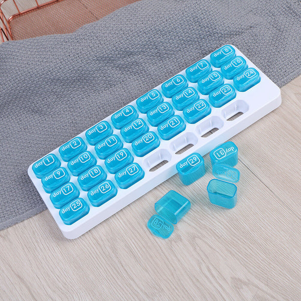 31days Month Weekly Medicine Storage Tablet Pill Sorter Pill Case Organizer  3C