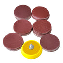 60x 2inch Mix Grit Sander Disc Sanding + Polishing Pad w/Backer Plate