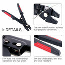 151pcs/set Crimping Tool Kit Carbon Steel Wire Rope Barrel Ferrule Terminal