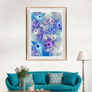 5D Drill DIY Blue Flowers Diamond Painting Art Home Decor Embroidery Kits Cross