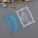 2pcs Rainbow Frame Metal Cutting Die Embossing Stencil for DIY Scrapbooking