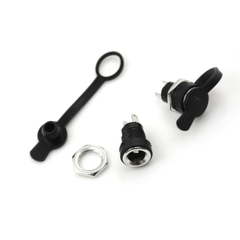 10 set 12V 3A DC Power Male Plug Female Socket Waterproof Jack Nut Panel Moun Gw