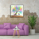 5D DIY Full Drill Diamond Painting Colorful Tree Cross Stitch Embroidery