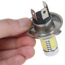 1X high power motorcycle H4 COB white headlights LED high / low light bulb 63C