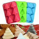 Christmas Tree Silicone Fondant Mould Cake Decorating Chocolate Xmas Mold DIY
