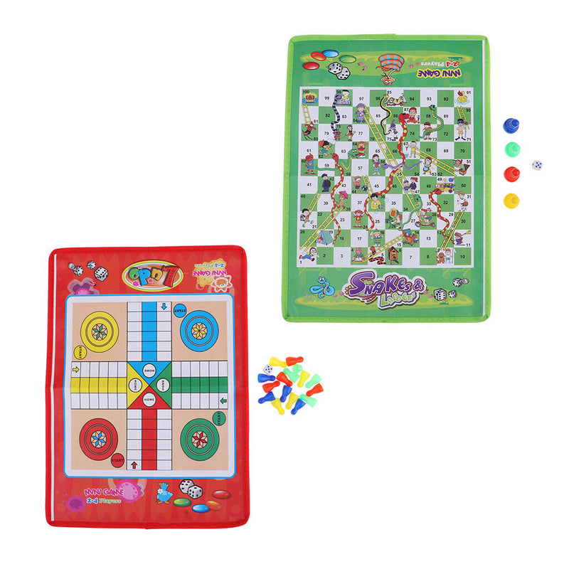 Kids & Parents Chess Game Flight Flying Ludo Games Sanke & Ladder Playing