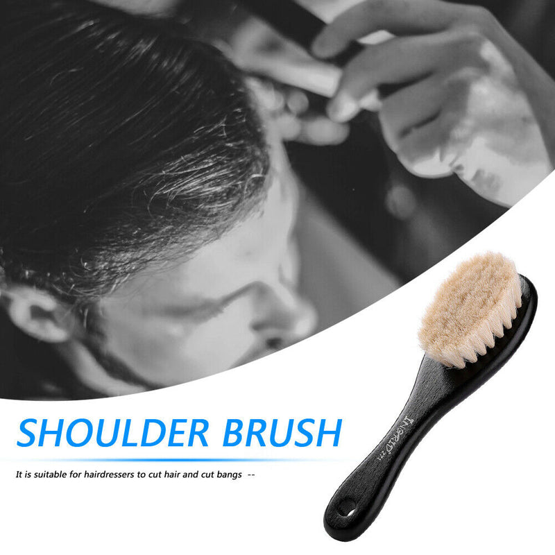 Soft Neck Face Duster Brush Barber Bang Hair Clean Sweeping Beard Hairbrush A