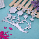 1pc Plum Branches Cutting Dies Stencil Craft Embossing Cut Die For DIY