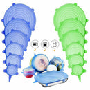 Silicone Stretch Lids,12-Pack Various Free Flexible Container Lids Food Cov