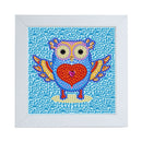 DIY Full Drill Diamond Painting Cartoon Bird Handmade Embroidery w/ Frame