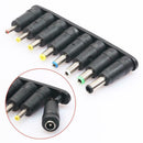 8pcs Angled Tips Universal Notebook Power Adapter Socket Plug Connector