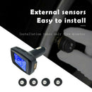 Car TPMS Wireless Tire Pressure Monitoring System LCD With 4 Externa lCA Sens Bj