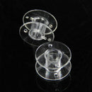 25pcs Plastic Empty Bobbins Case For Brother Janome Singer Sewing Machine