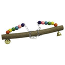 2X(Chicken Swing Wooden Colorful Chicken Toys For Hens Bird Parrot Trainnin