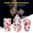 7pcs Multi-Sided Polyhedral DND Dice RPG Role Playing Funny Table Game Toys