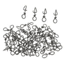 50 Pieces Fast Connecting Clips Fishing  Clips Swivels Connector 10mm