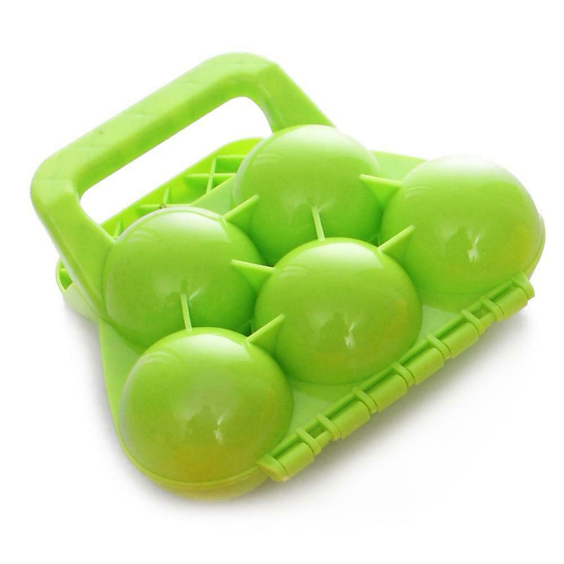 5 Snowballs Maker Clip Children Outdoor Sports Winter Beach Sand Mold Tool