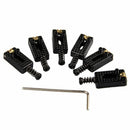 Guitar Roller Bridge Tremolo Saddles Surfing 6pcs Set Wrench for Fender Strat