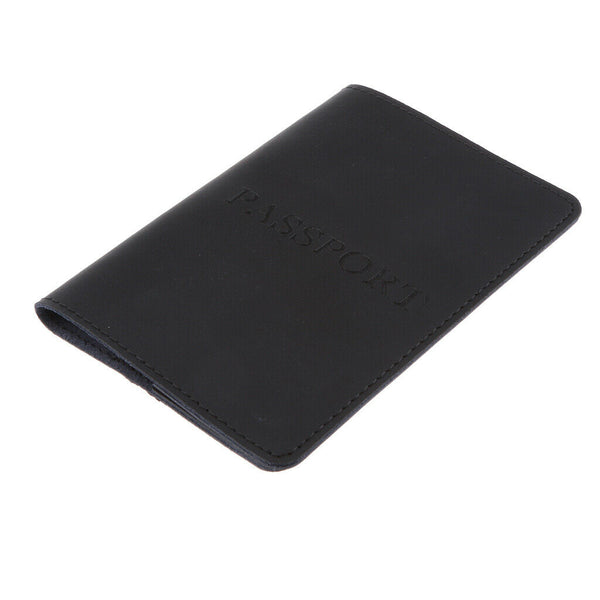 New Passport Holder Cover Wallet Case - Leather ID Organizer Card Two Slots High