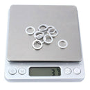 10pcs Bike Chainwheel Screw Chainring Washer Gasket Bicycle Accessories 2mm