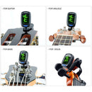 Clip-on Digital Crown LCD Tuner for Classic Folk Acoustic Guitar Chromatic A