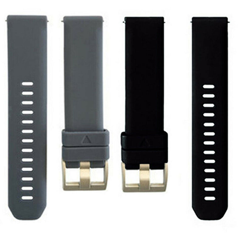 2x Sport Band Soft Silicone Strap Replacement Wristbands, For Garmin Vivoactive