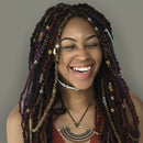 60pcs/Set Hair Braid Dreadlock Beads Braiding Hair Extension Accessories N3C