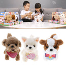 mart Electronic Interactive Puppy Dog Pet Soft Plush Animal Robot Kids Baby Toys