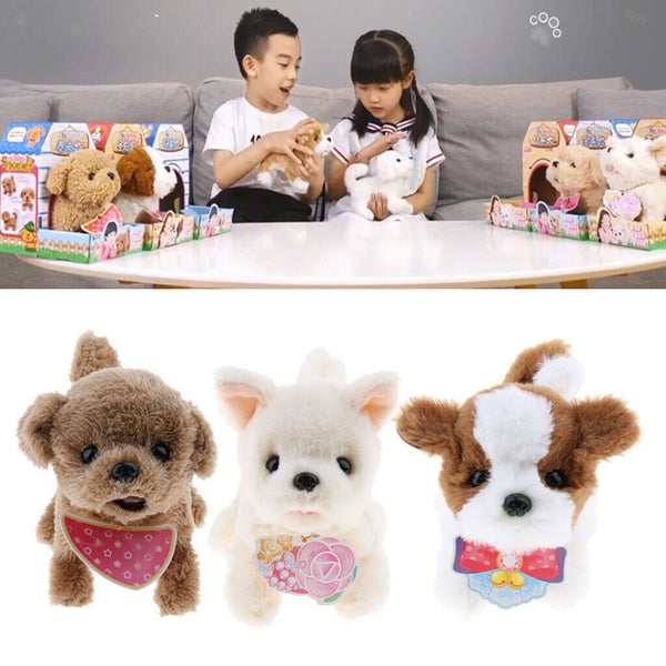 mart Electronic Interactive Puppy Dog Pet Soft Plush Animal Robot Kids Baby Toys