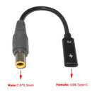 DC 7.9mmx5.5mm to Charger converter Cable Adaptor For Lenovo Laptop