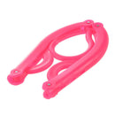 5pcs Clothing Hangers Portable Folding Plastic for Travel Camping open air X2P7