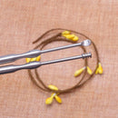 2Pcs Stainless steel earpick ear wax stick remover curette cleaner ear cleaniME