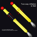 Mini Dual Action Ball Pump Portable Hand Inflator Held Air Ball Pump for So