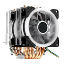 6 Heatpipe Cpu Cooler Fan 3 Line Rgb Led Cooling Fan Quiet Heatsink Radiato