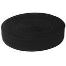 Household 12M Length Stretchy Elastic Band Roll Black 22mm Wide B5L3