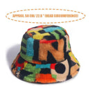 Women Leopard Print Faux Fur Hat Winter Warm Plush Fisherman Cap Bucket Ha L0Z2
