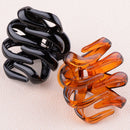Octopus Hair Claw Clip Plastic Black & Brown Set Women Clamp Hairpin Accessory