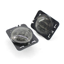 1Pair For Jeep Wrangler JK 2007-2017 LED Turn Signal Side Light Smoked Lens