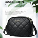 Fashion Women Leather Crossbody Bag Three Layers Shoulder Messenger Handbag