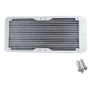 240mm 18 Tube Straight Thread Heat Radiator Exchanger for PC Water Cooling A